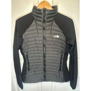 The North Face Women's Verto‎ Micro 800 Down Jacket Wood Gray Black Size Medium